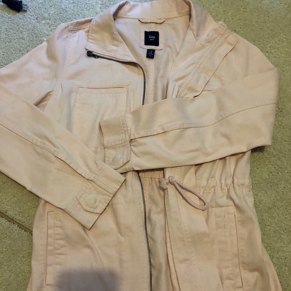 Gap blush colored jacket- size med